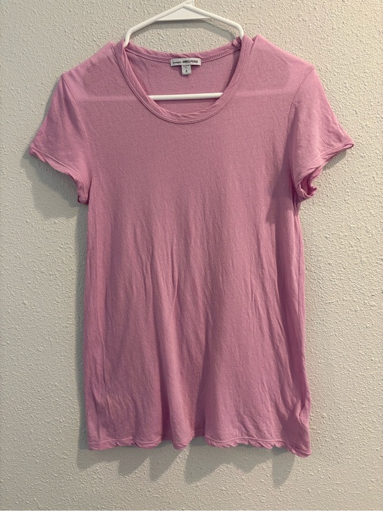 James Perse Tops - James Perse Pink Short Sleeve Crew Tee 100% cotton (size 0)